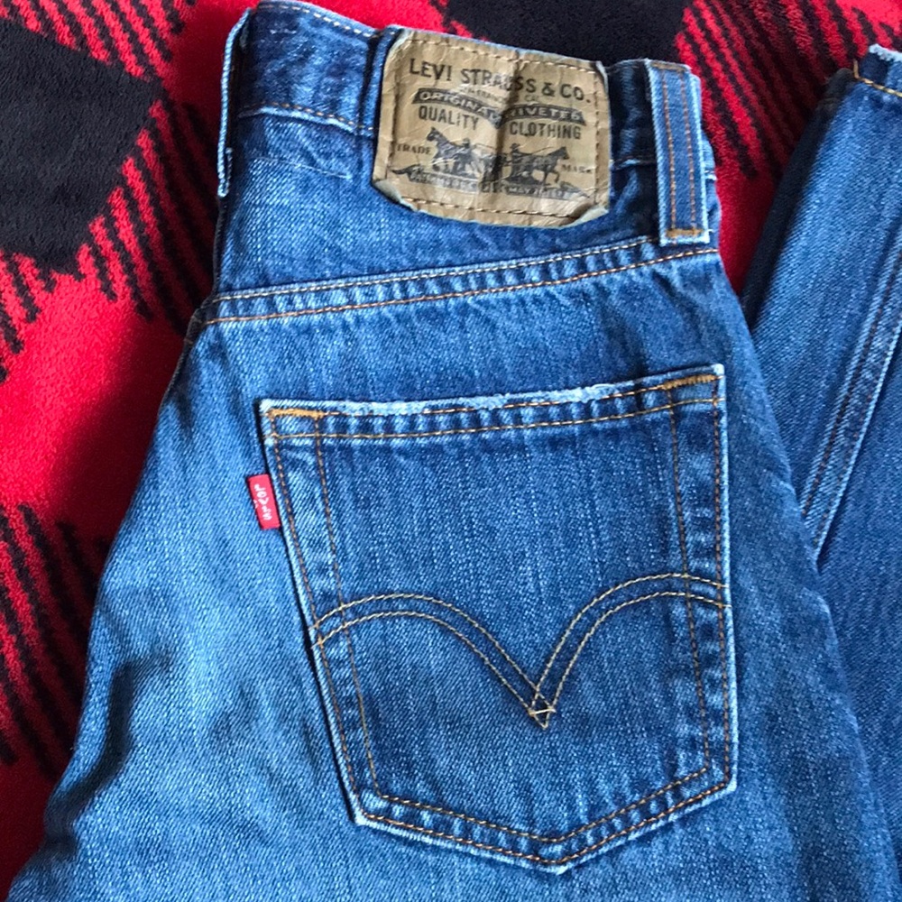 Levis 514 slim straight jean size 26x30 boys